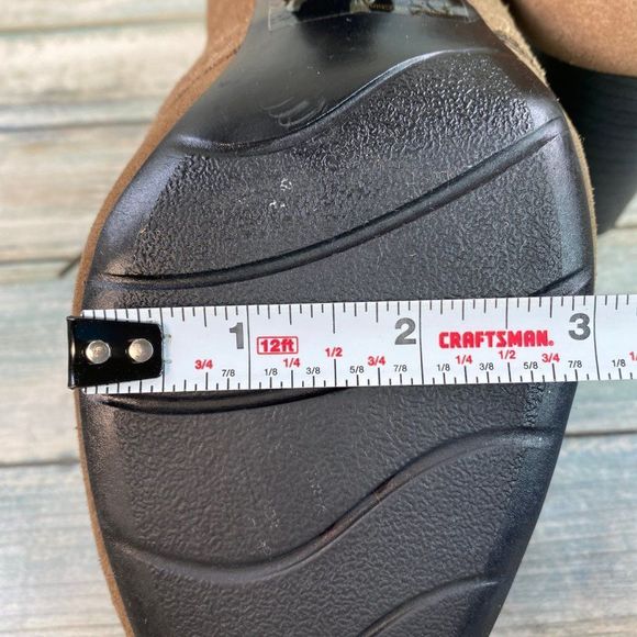 Clarks Taupe Brown Lace up Booties - Picture 10 of 12